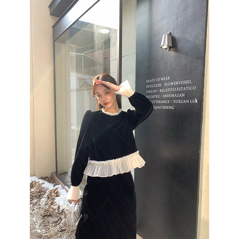 Pearl fleece sweater sweatshirt