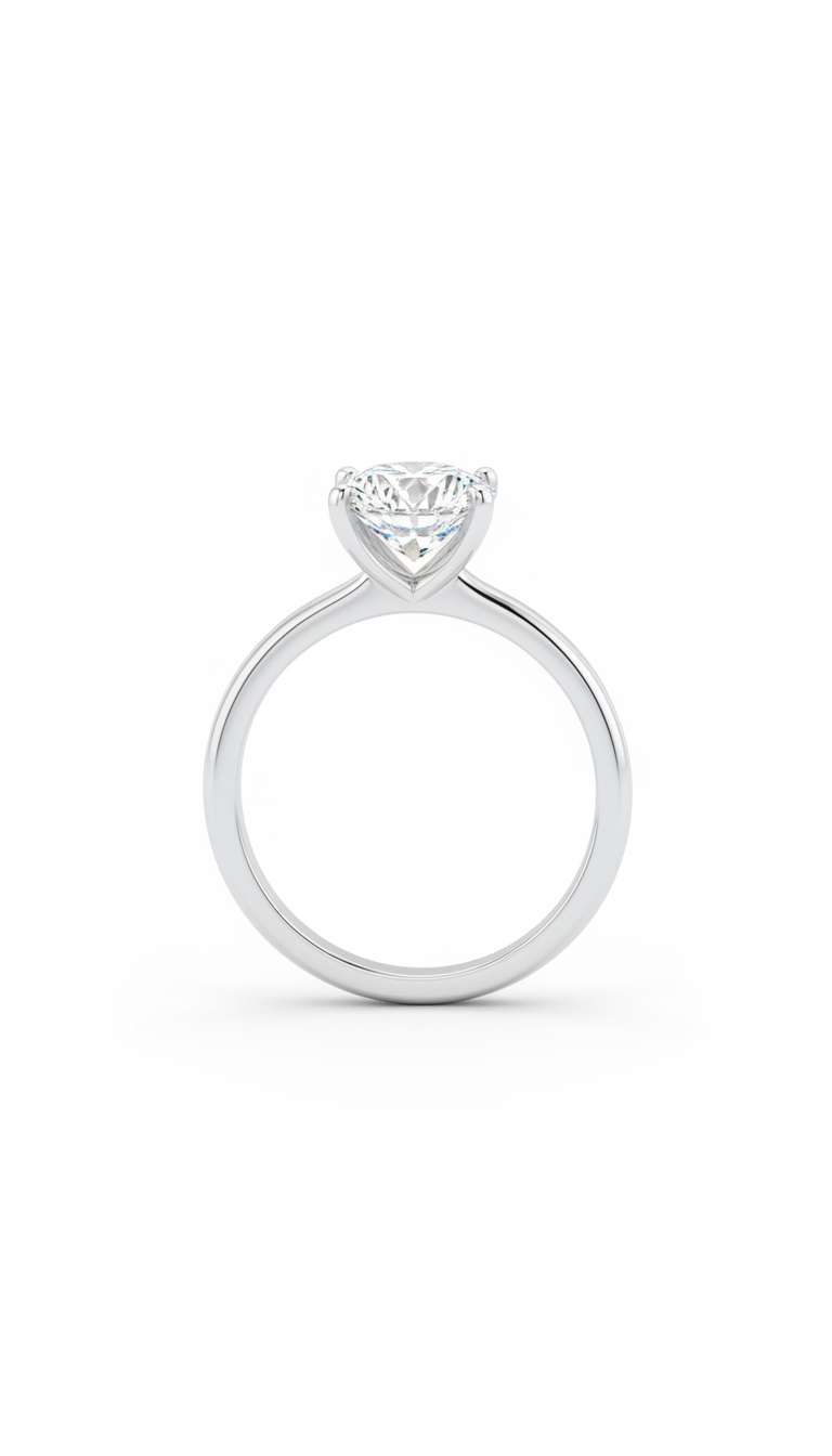 Luxe Round Diamond Ring